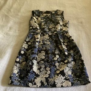 Floral satin dress